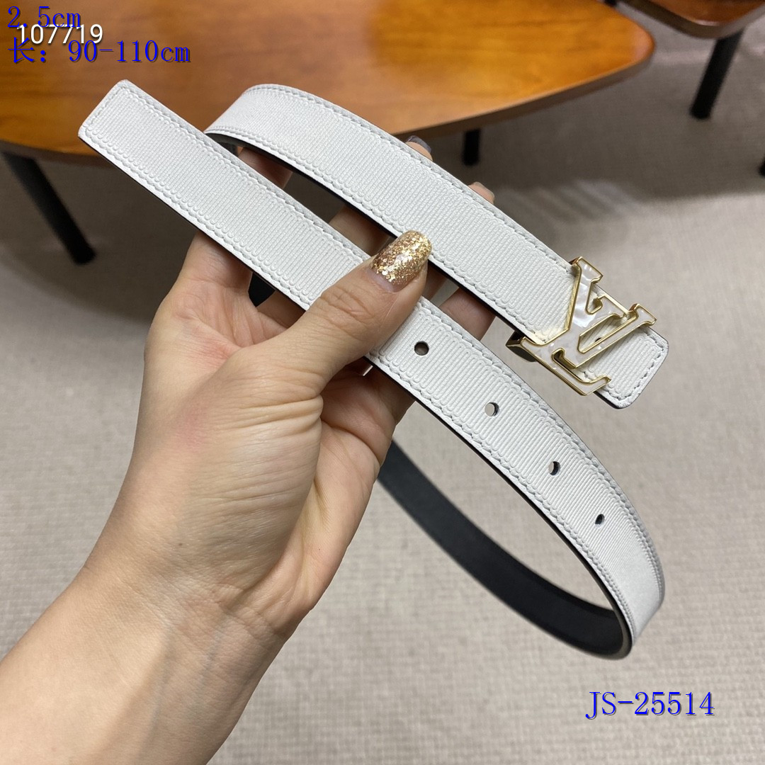 LV Belts 2.5 cm Width 037